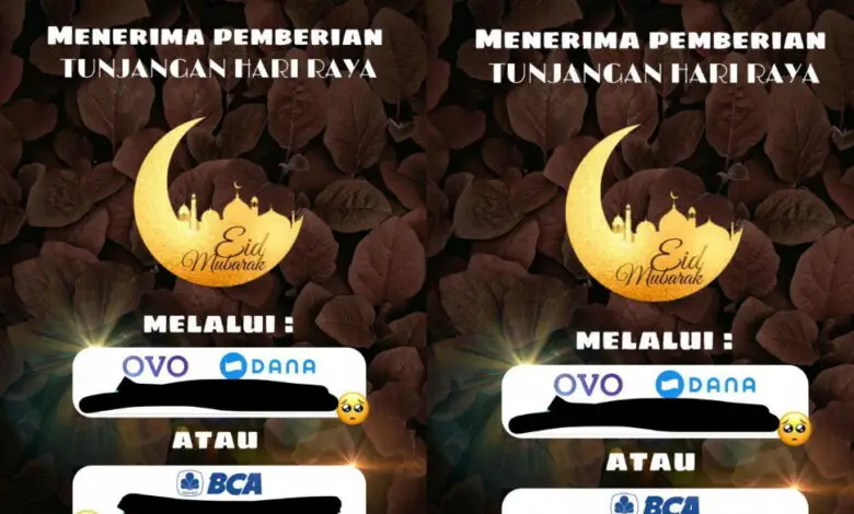 Zaman Now, THR pun Lewat Dompet Digital