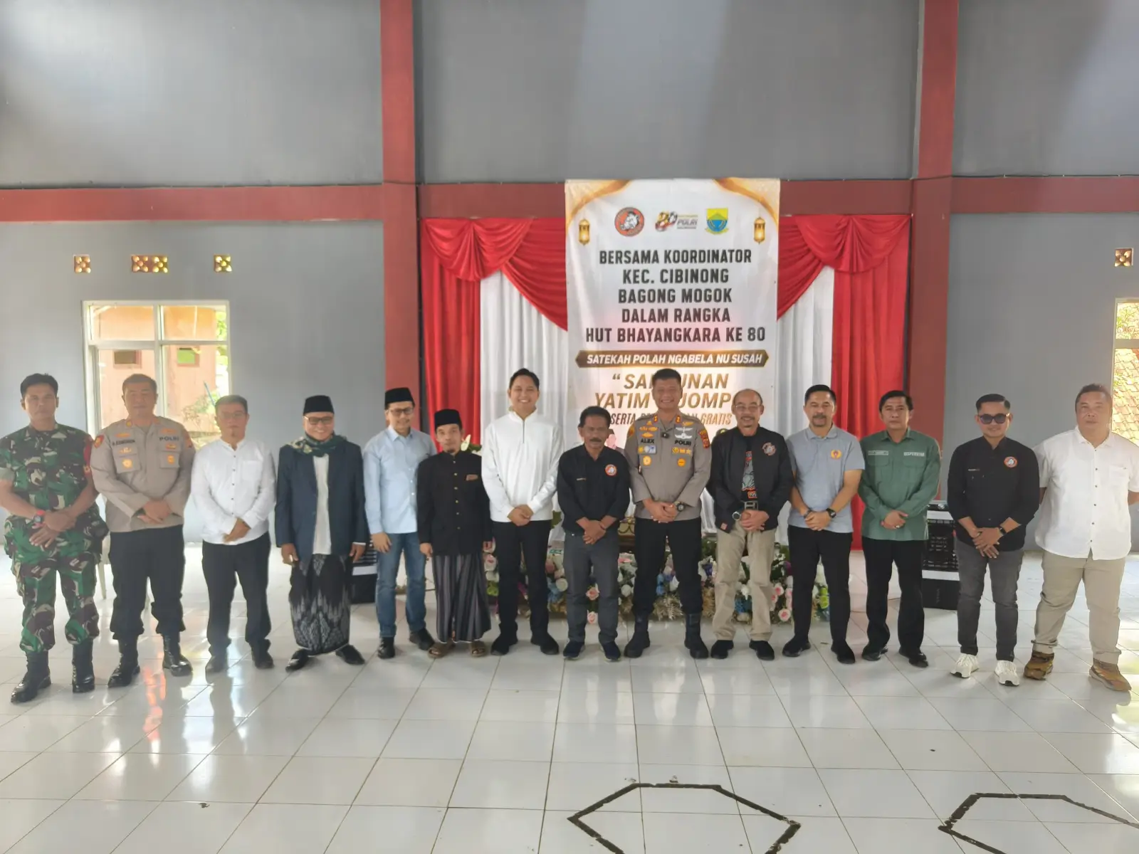 "Satekah Polah Ngabela Nu Susah" Bagong Mogok Santuni dan Serahkan Rutilahu