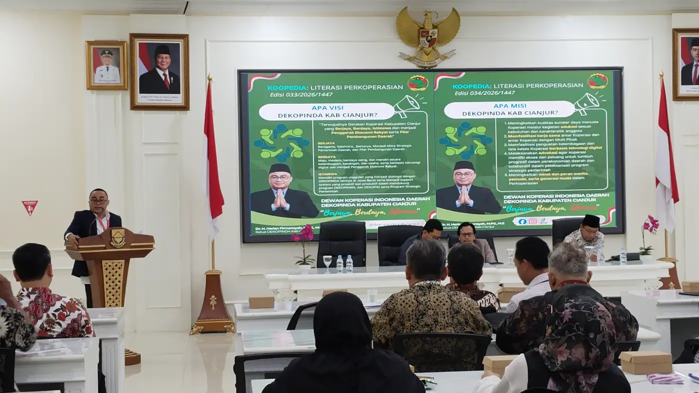 Perkuat Kemitraan Antar Koperasi, Dekopinda Cianjur Temu Bisnis Pengusaha dan Lembaga Keuangan