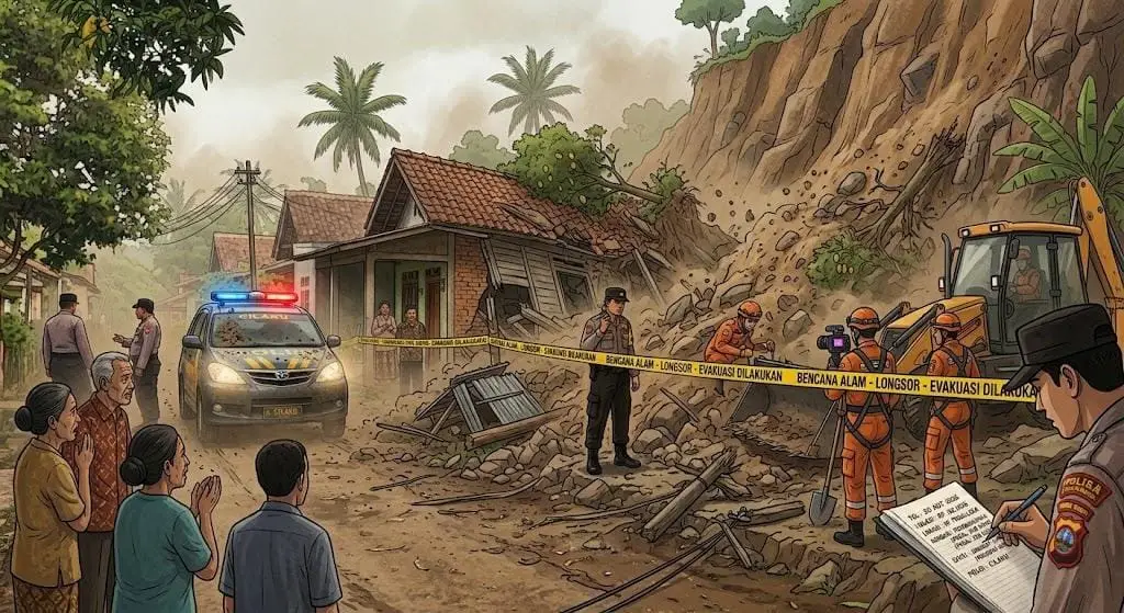 BPBD Cianjur Ingatkan Waspada Longsor dan Banjir di Jalur Rawan Pascakemarau