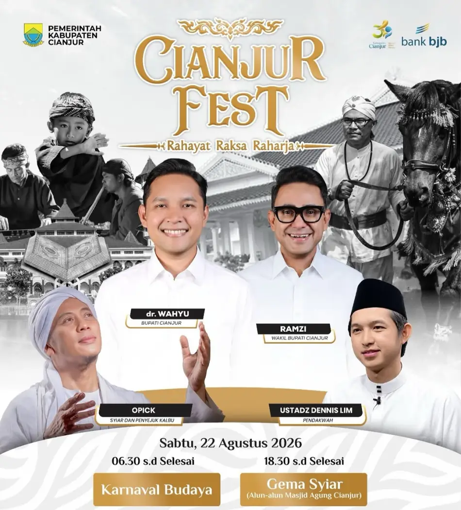Warga dan UMKM Sambut Gembira Helaran Budaya 'Cianjur Fest 2026 — Cianjur Update