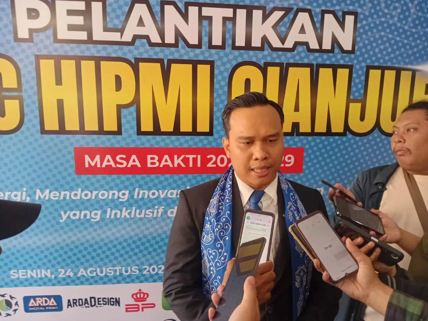 HIPMI Cianjur Siap Dongkrak IPM, Minta Pelaku Usaha Tak Jual Komoditi Mentah