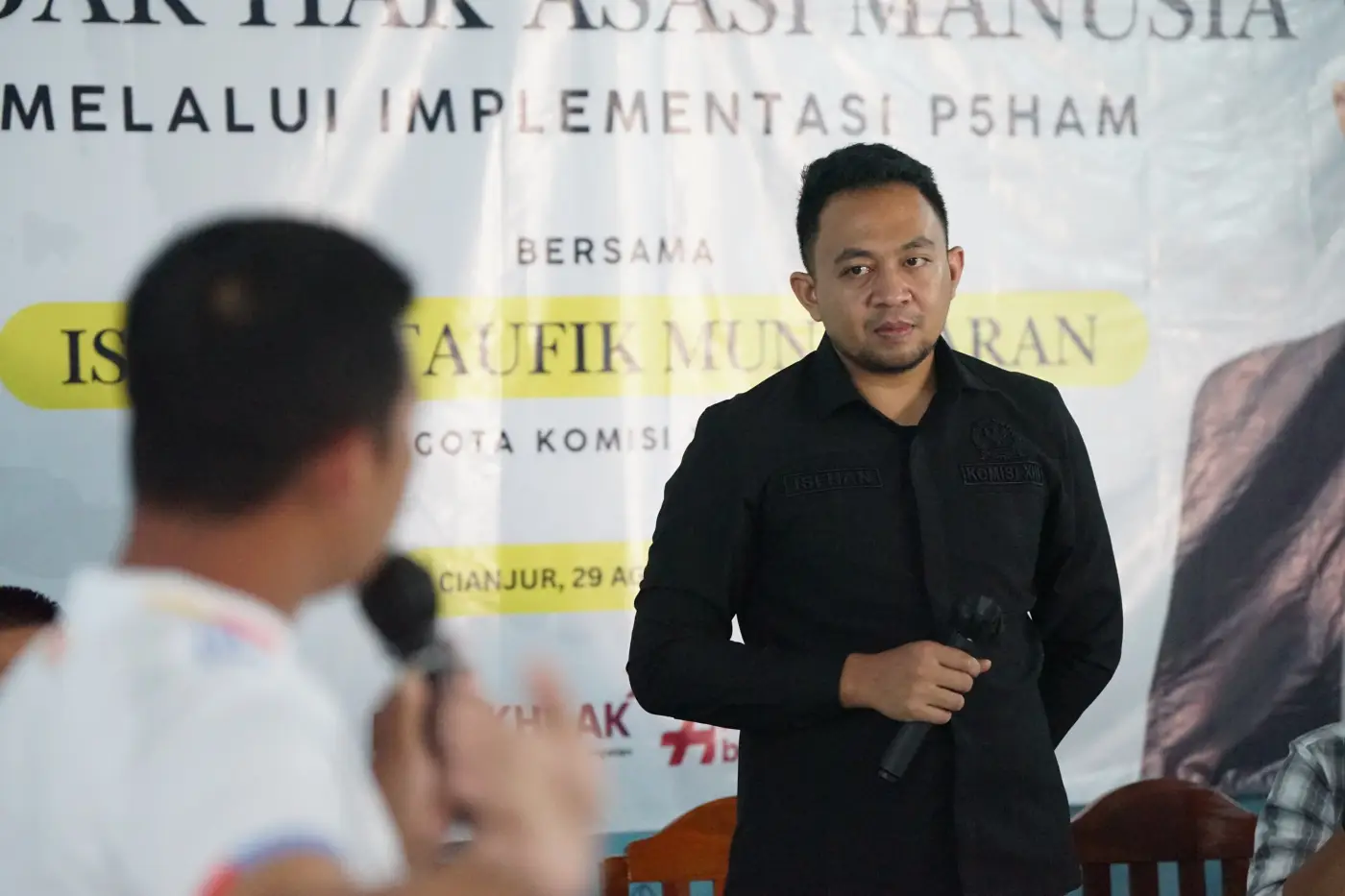 Isfhan Taufik Munggaran Sosialisasi P5HAM Bareng Kemenham di Cianjur, Tekankan Berbagai Sektoral