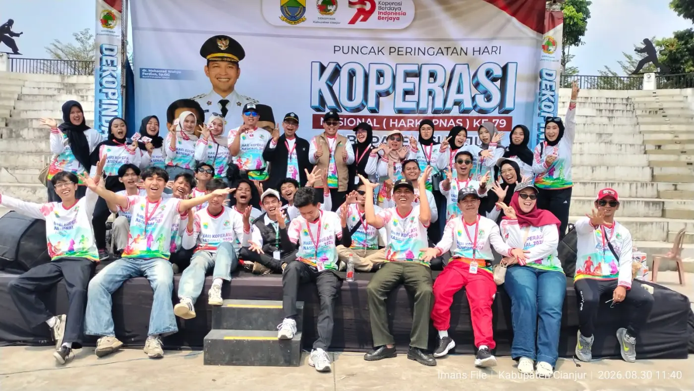 Dekopinda Cianjur Peringati Harkopnas ke-79, Adakan Jalan Sehat Hingga Beri Penghargaan Para Tokoh Koperasi