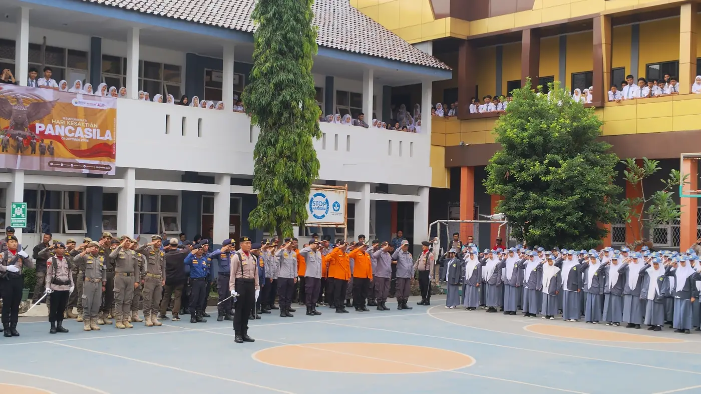 SMKN 1 Cianjur jadi Tuan Rumah Upacara Hari Kesaktian Pancasila, Hj Ridna: Ini Momentum Perkuat Dasar Negara