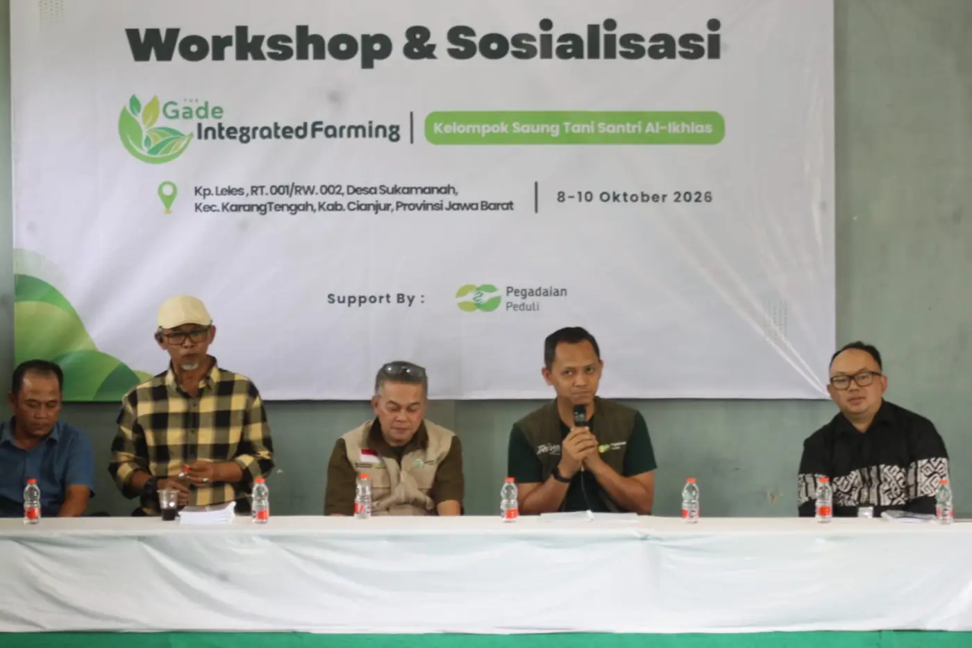 Puluhan Petani di Cianjur Terima Literasi Soal Peningkatan Pengelolaan Lahan