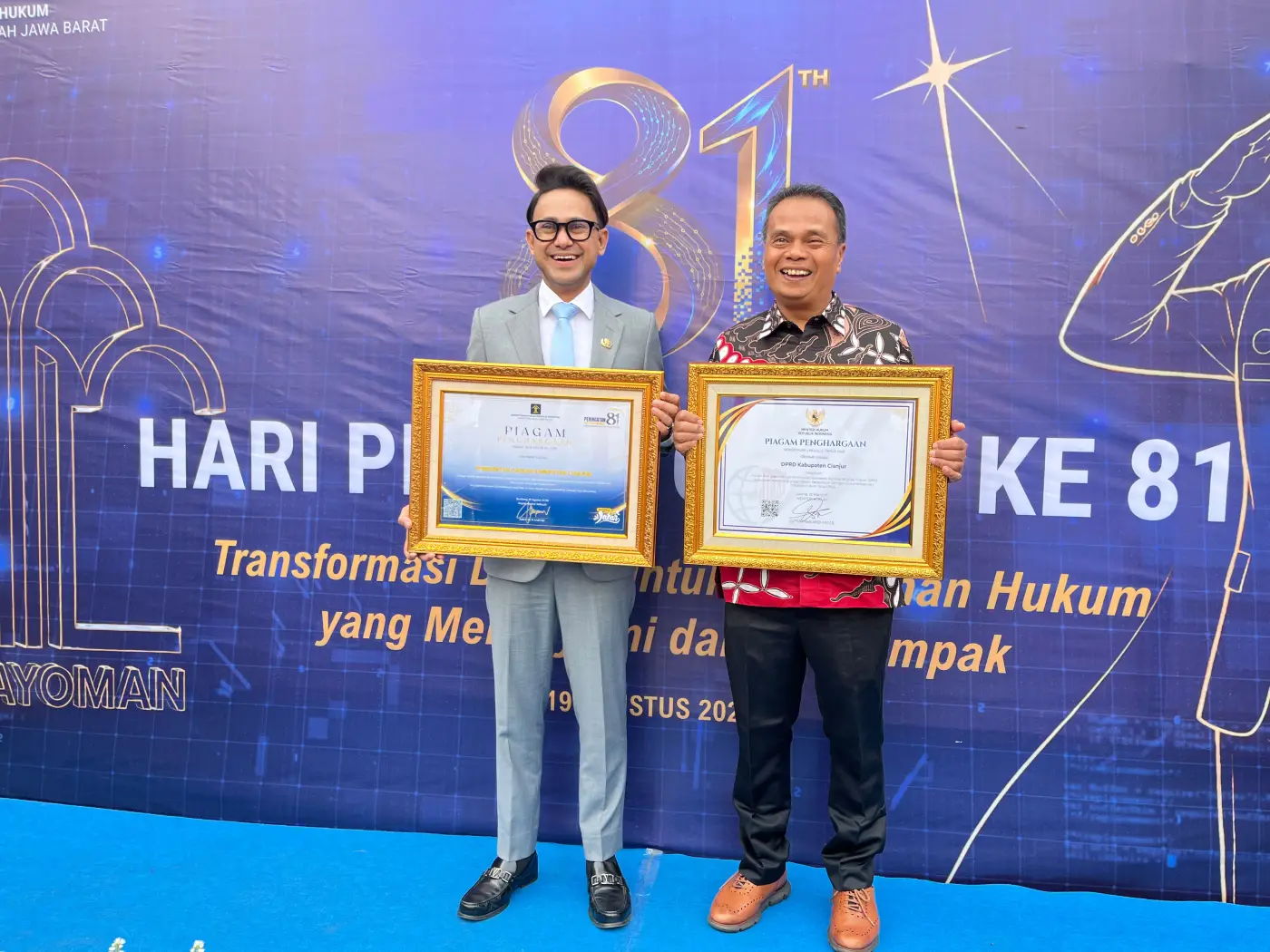 DPRD Cianjur Raih Peringkat Terbaik II Nasional Pengelolaan JDIH Tingkat Kabupaten