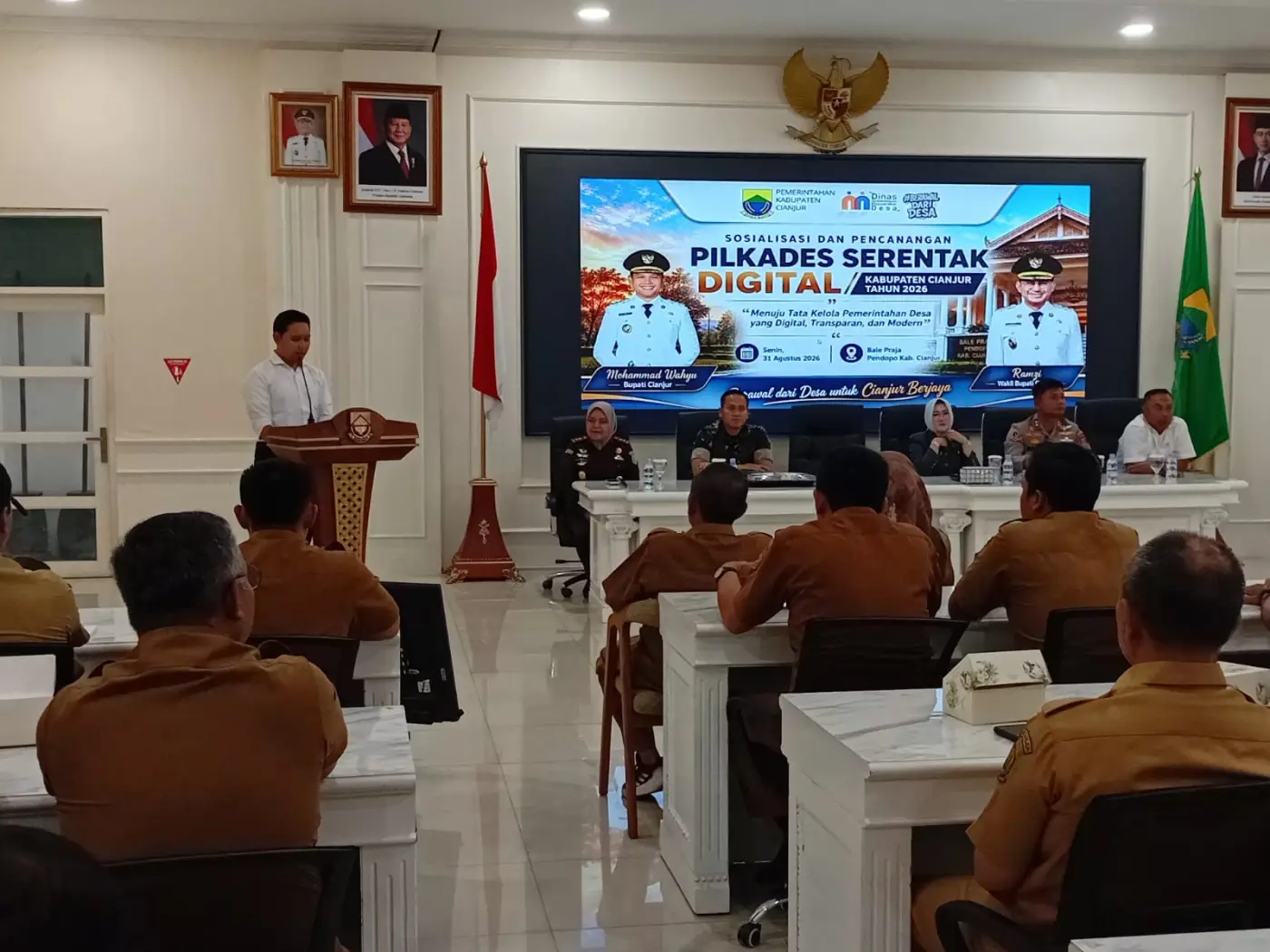 Pemkab Cianjur Sosialisasikan Pilkades Digital 2026, 47 Desa Siap Memilih 18 Oktober