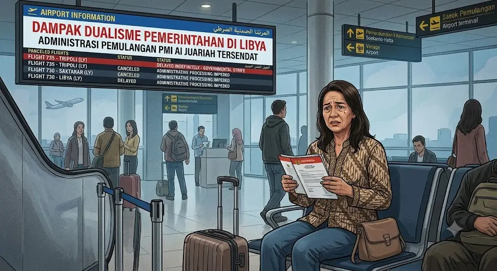 Dampak Dualisme Pemerintahan di Libya, Administrasi Pemulangan PMI Ai Juariah Tersendat