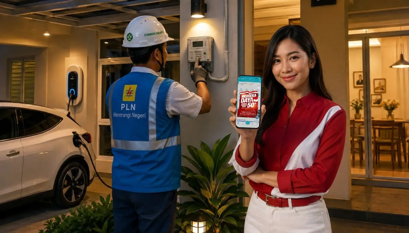 Semarak HUT ke-81 RI, PLN Hadirkan Promo “Merdeka Daya” Diskon Tambah Daya 50 Persen