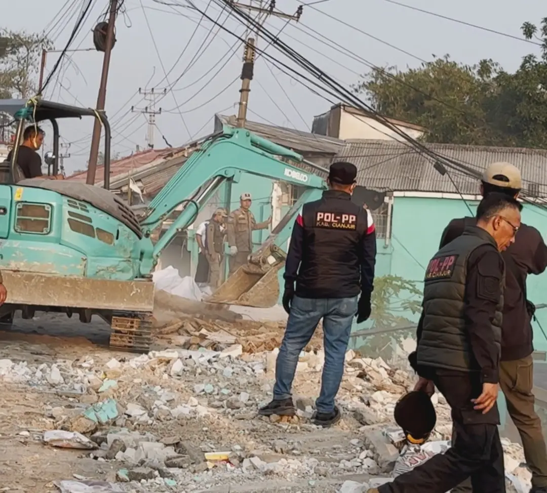 Tegakkan Aturan, Pemkab Cianjur Tertibkan Bangunan Tak Berizin di RUMIJA dan DAS pada Empat Kecamatan