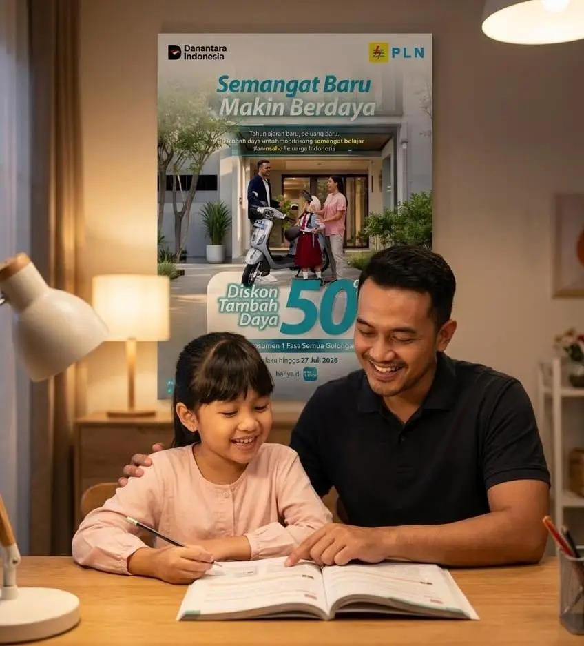 Dukung Semangat Belajar di Tahun Ajaran Baru, PLN Hadirkan Promo Tambah Daya Diskon 50%