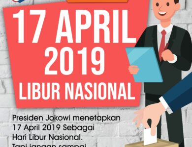 Hari pelaksanaan Pemilihan Umum (Pemilu) serentak 2019 pada Rabu, 17 April 2019, ditetapkan sebagai hari libur nasional. Hal tersebut dipastikan setelah Presiden RI, Joko Widodo, meneken Keputusan Presiden (Keppres) Nomor 10 Tahun 2019 tentang Hari Pemungutan Suara Pemilu Tahun 2019 sebagai libur nasional.