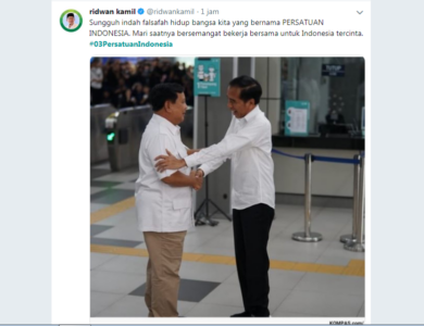 Tagar #03PersatuanIndonesia Trending Pertama di Twitter