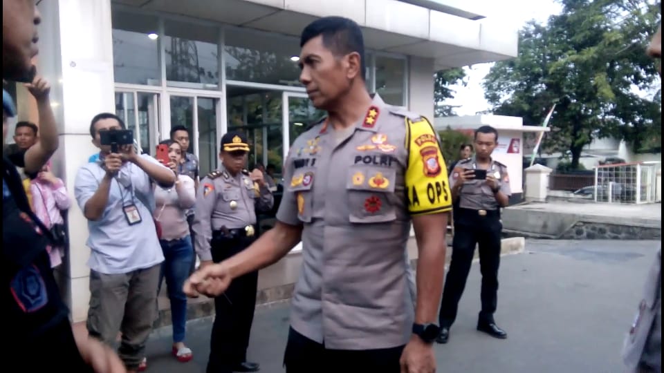 Kapolda Jawa Barat, Irjen Rudy Sufahriadi, mengunjungi IGD RSUD Cianjur