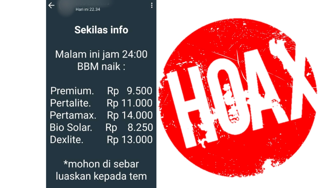 Bbm naik hoaks