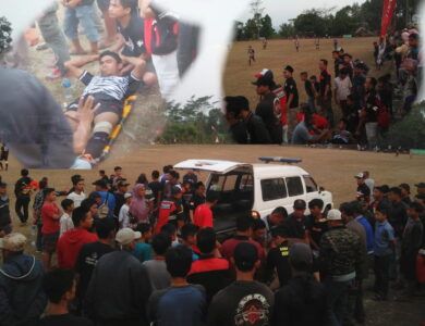 Final Sepak Bola di Pagelaran Aman dan Lancar