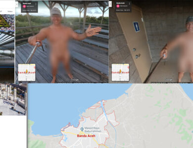 Viral! Foto Pria Bugil di Google Maps Banda Aceh