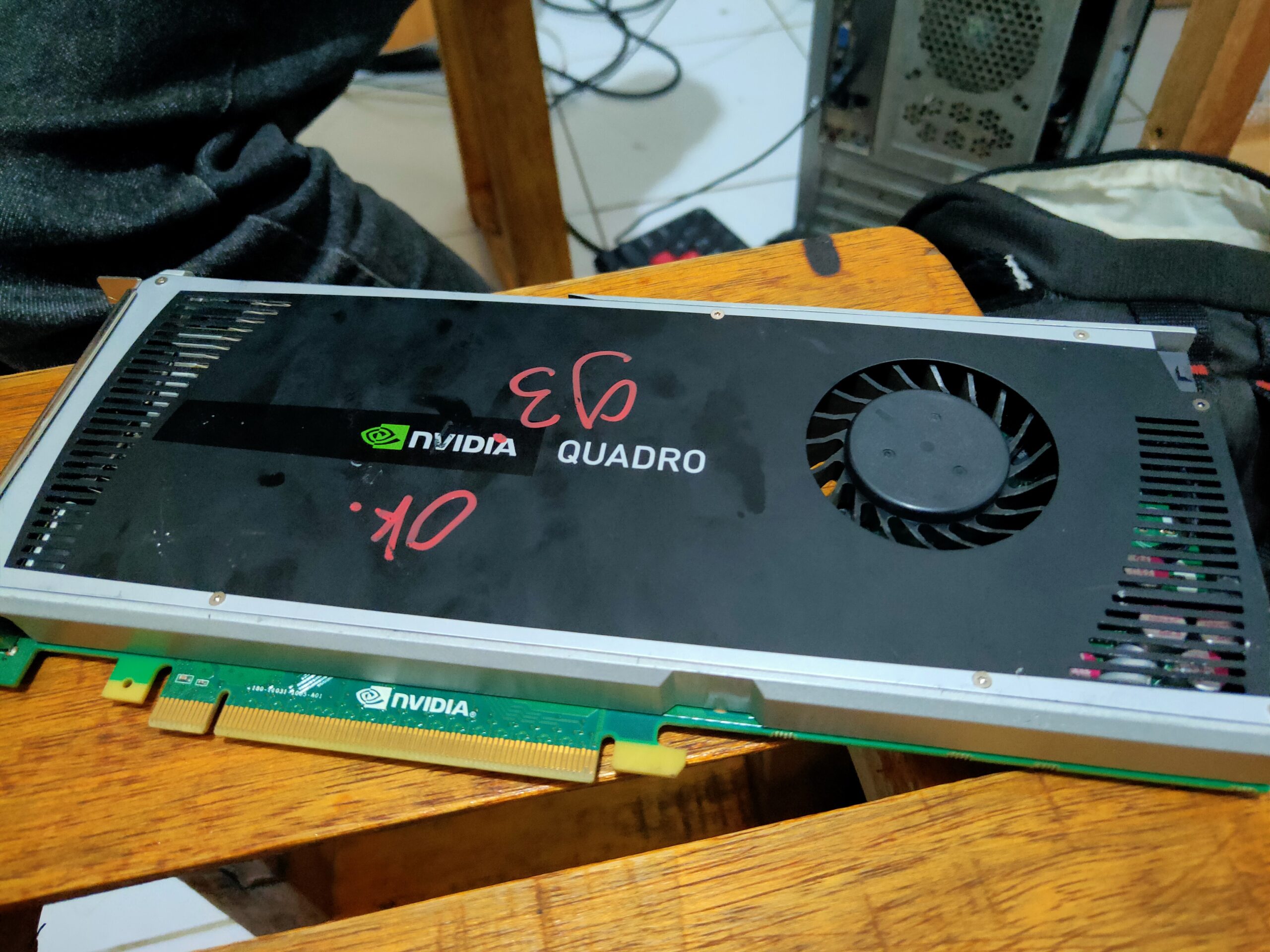 Beli VGA Nvidia Quadro 4000 Murah di Batam, Datangnya Rongsok