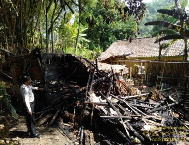 Kebakaran di Campaka, Rumah Serta Isinya Ludes Terbakar