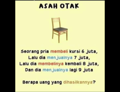 lalu dia menjualnya 7 juta