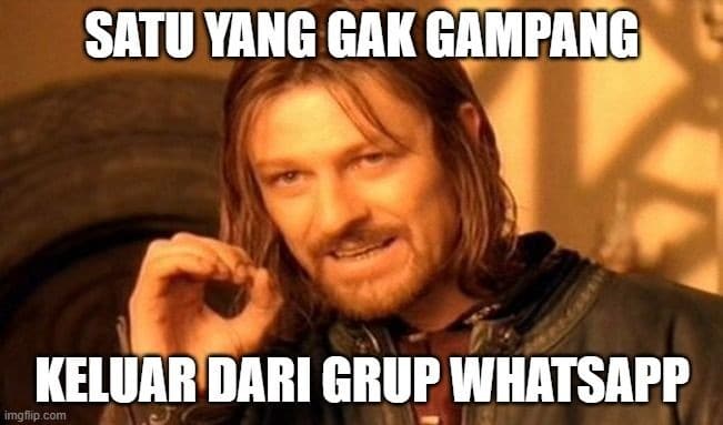 Meme Grup WA Rame