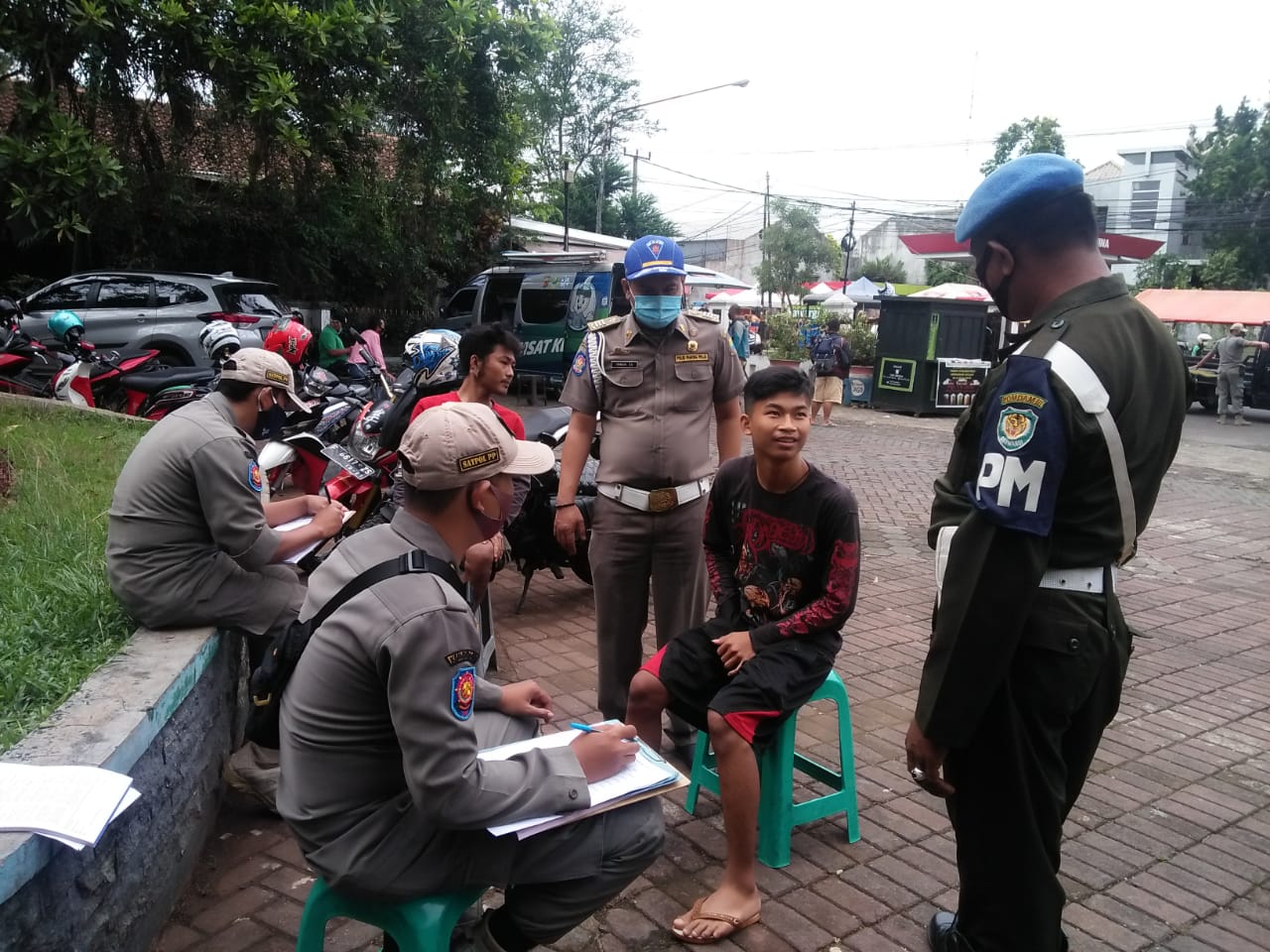 Gencar Razia Masker, Tingkat Pelanggaran Protokol Kesehatan di Cianjur Menurun