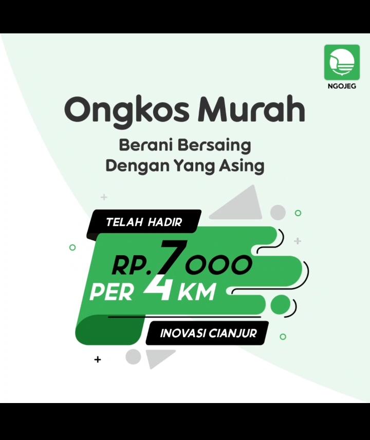 Pakai Ngojeg Yuk! Tarif Perjalanan Dijamin Lebih Murah dan Terjangkau