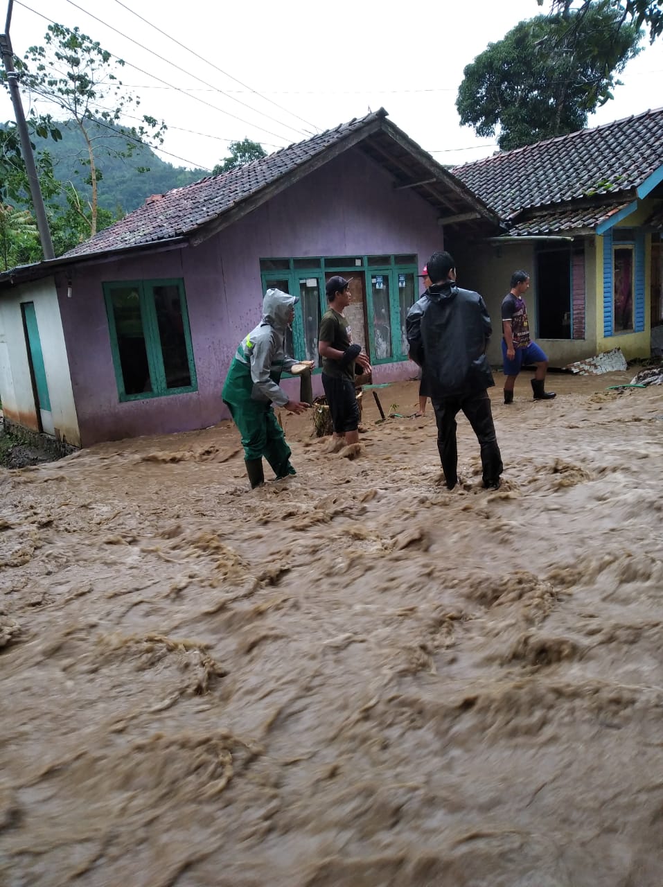 Banjir Naringgul Cianjur selatan