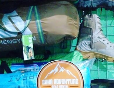 Rental alat mendaki gunung zona adventure cianjur