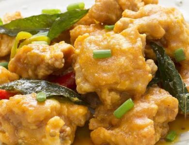 Resep dan cara membuat Salted Egg Chicken