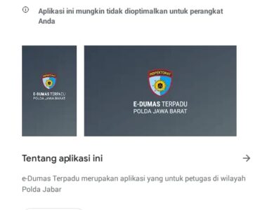 Buruan Unduh! Lewat Aplikasi e-Dumas, Kinerja Polisi Bisa Dilaporkan Secara Online