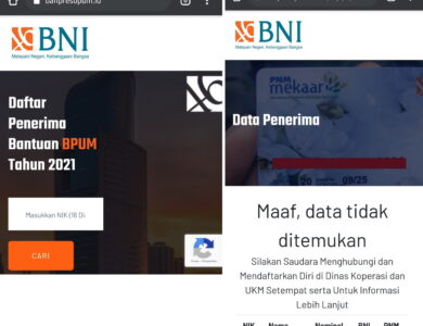 Link Eform BNI Eform.bni.co.id/bpum dan banpresbpum.id banyak diburu masyarakat untuk cek penerima BPUM atau BLT UMKM 2021 selain melalui link Eform BRI DI eform.bri.co.id/bpum.