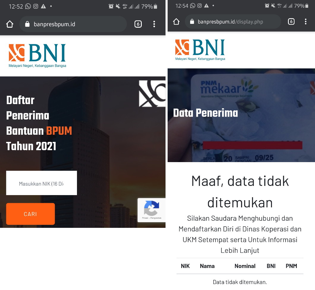 Link Eform BNI Eform.bni.co.id/bpum dan banpresbpum.id banyak diburu masyarakat untuk cek penerima BPUM atau BLT UMKM 2021 selain melalui link Eform BRI DI eform.bri.co.id/bpum.