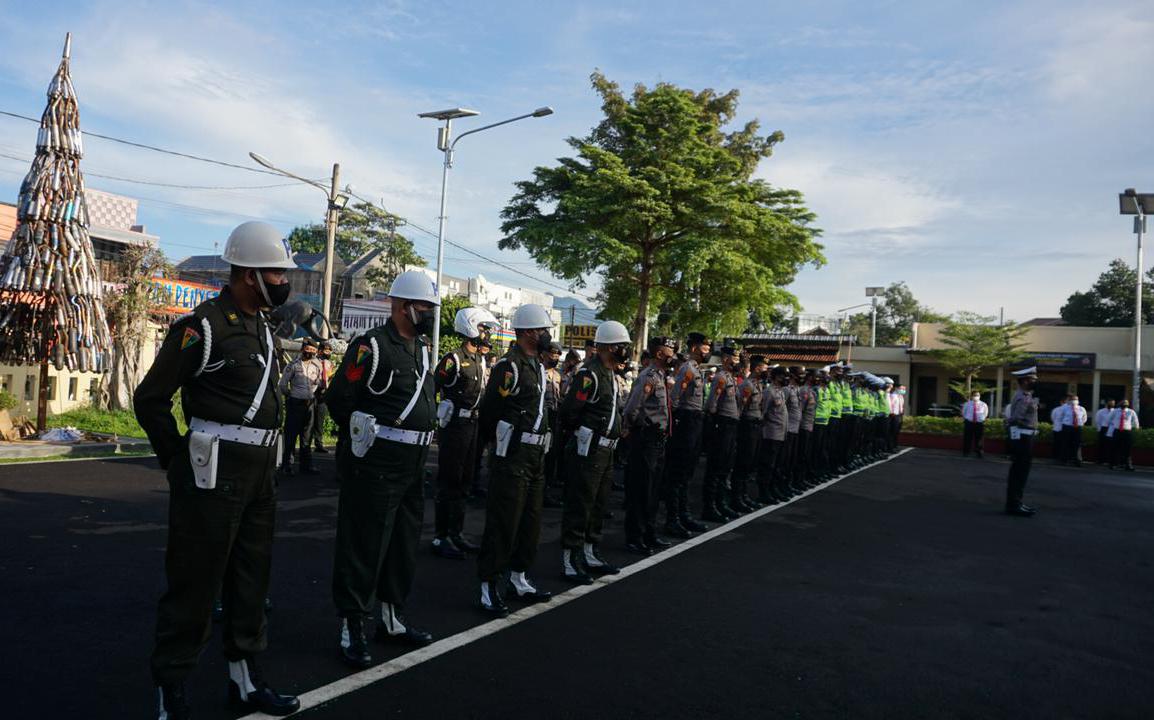 Operasi Keselamatan Lodaya 2021 Dimulai, Polres Cianjur Gelar Apel Pasukan, Ini yang jadi Sasaran