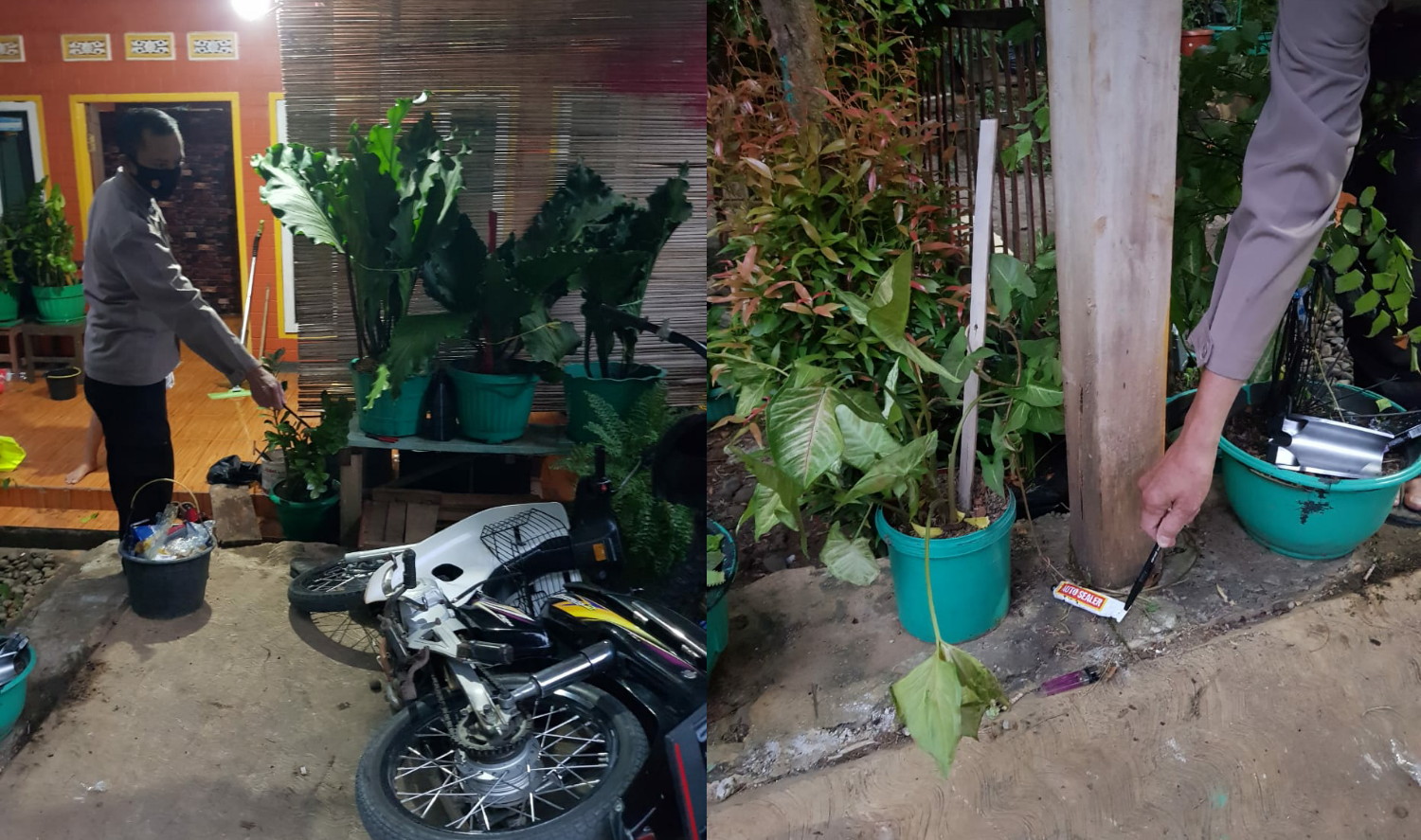 Seorang pria di Cidaun Cianjur tega menyiram bensin dan bakar pacar sendiri hingga terluka parah, Sabtu (1/5/2021) sore.