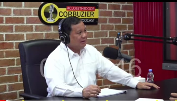 Tampil di Podcast Deddy Corbuzier, Prabowo Subianto Ungkap Alasan Mau jadi Menhan