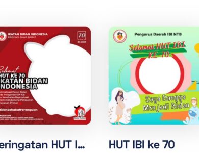 Inilah kumpulan bingkai foto Twibbon atau Twibbonize Hari Bidan Nasional dan HUT IBI yang diperingati setiap 24 Juni.