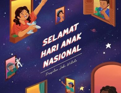 Hari Anak Nasional, Jokowi Berikan Semangat untuk Tetap Belajar dan Bermain di Rumah