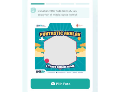 Edit Bingkai Foto/Twibbon 1 Tahun AKHLAK KAI