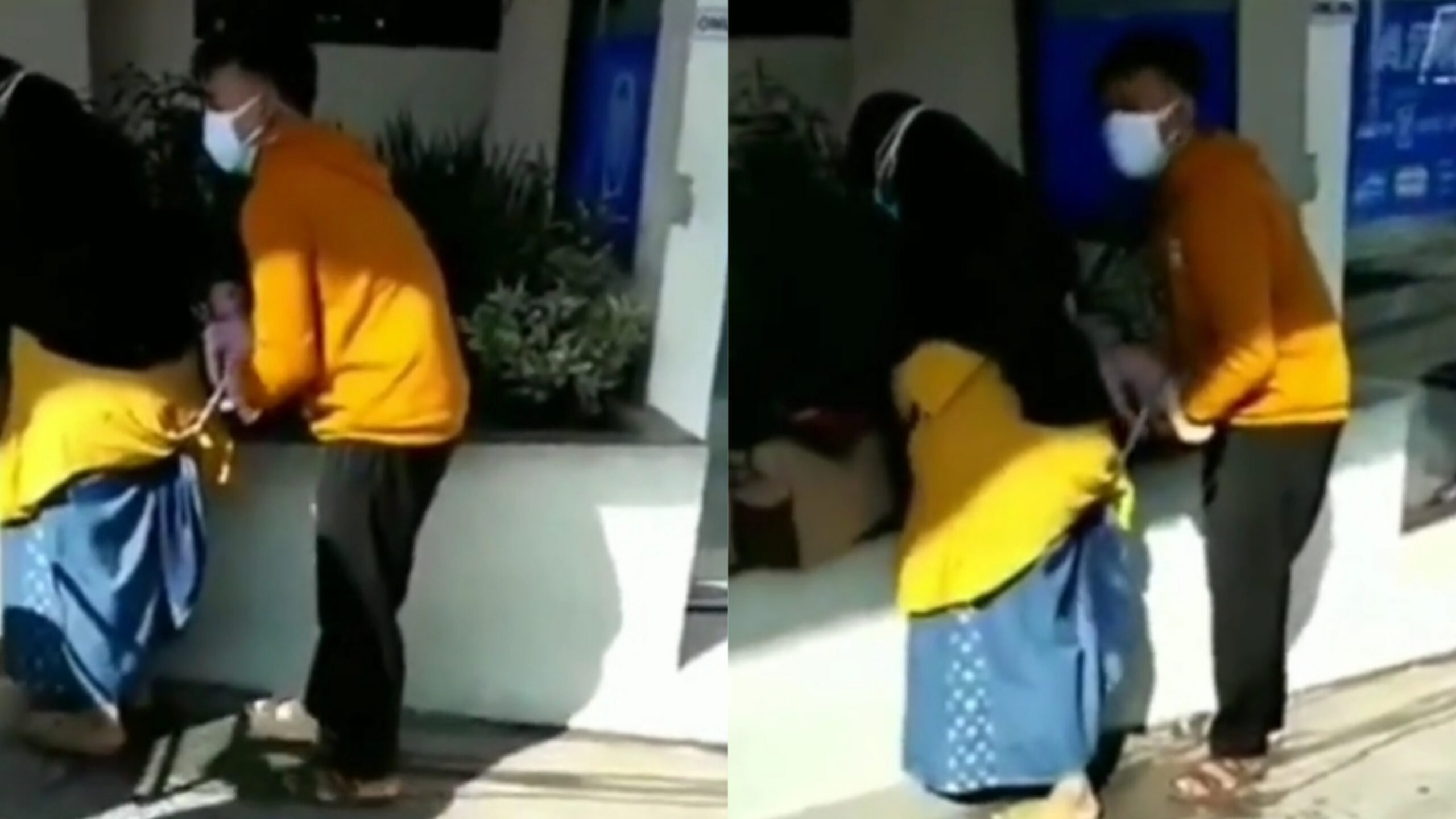 Viral! Seorang Ibu Melahirkan Sambil Berdiri di Halaman RS di Yogyakarta