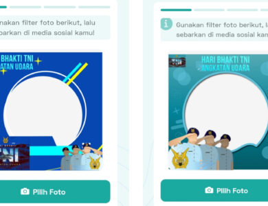 Berikut Bingkai Foto Twibbon Hari Bhakti TNI Angkatan Udara/AU