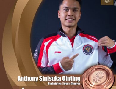 Anthony Ginting Raih Medali Perunggu Usai Kalahkan Wakil Guatemala