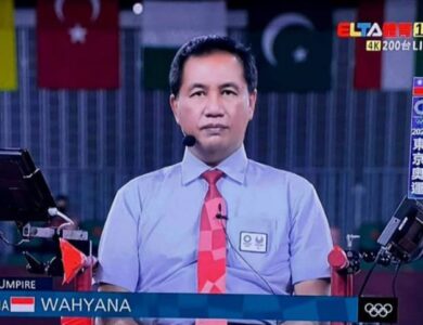 Hebat! Guru SMP di Gunungkidul DIY jadi Wasit Bulutangkis Olimpiade Tokyo 2020