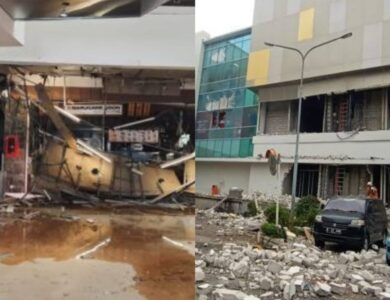Brak! Mal Margo City Depok Ambruk, Pengunjung Panik Berhamburan Keluar