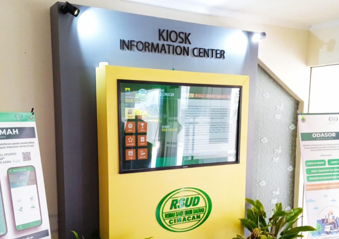 Permudah Akses Informasi Pelayanan, RSUD Cimacan Hadirkan KiosK Information Center