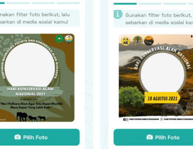 Twibbon Bingkai Foto Hari Konservasi Alam Nasional 2021