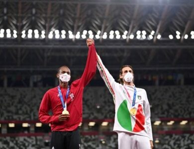 Kisah Atlet Qatar dan Italia Berbagi Medali Emas di Final Lompat Tinggi Olimpiade Tokyo 2020