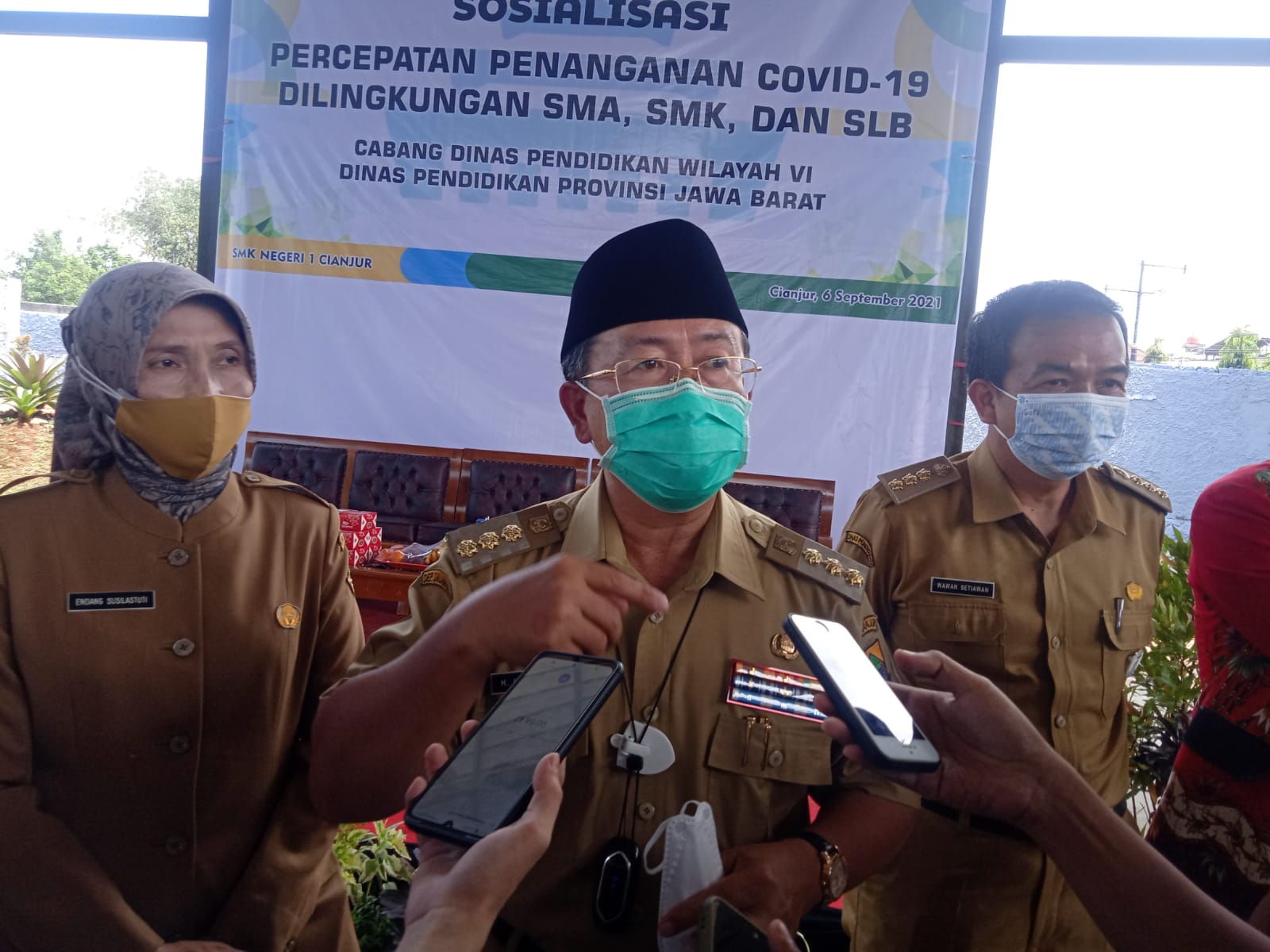 Percepat Tangani Covid-19, Bupati Cianjur Bentuk Duta Covid di Sekolah