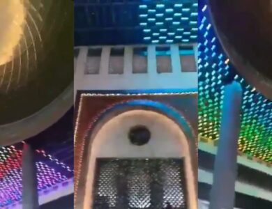 Masjid Istiqlal Dihiasi Lampu Interior Berwarna-warni, Warganet: Kaya Diskotek!